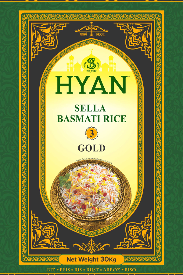 Hayan Sella 3 Gold  30kg Bopp  Artwok